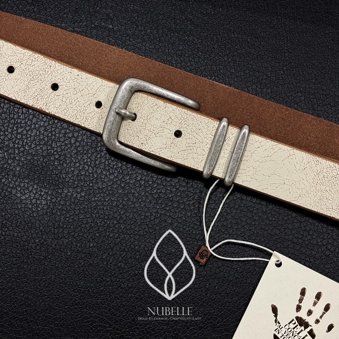 🌗 Vera pelle crack belt / 베라펠레 크랙 가죽 벨트 상품이미지6