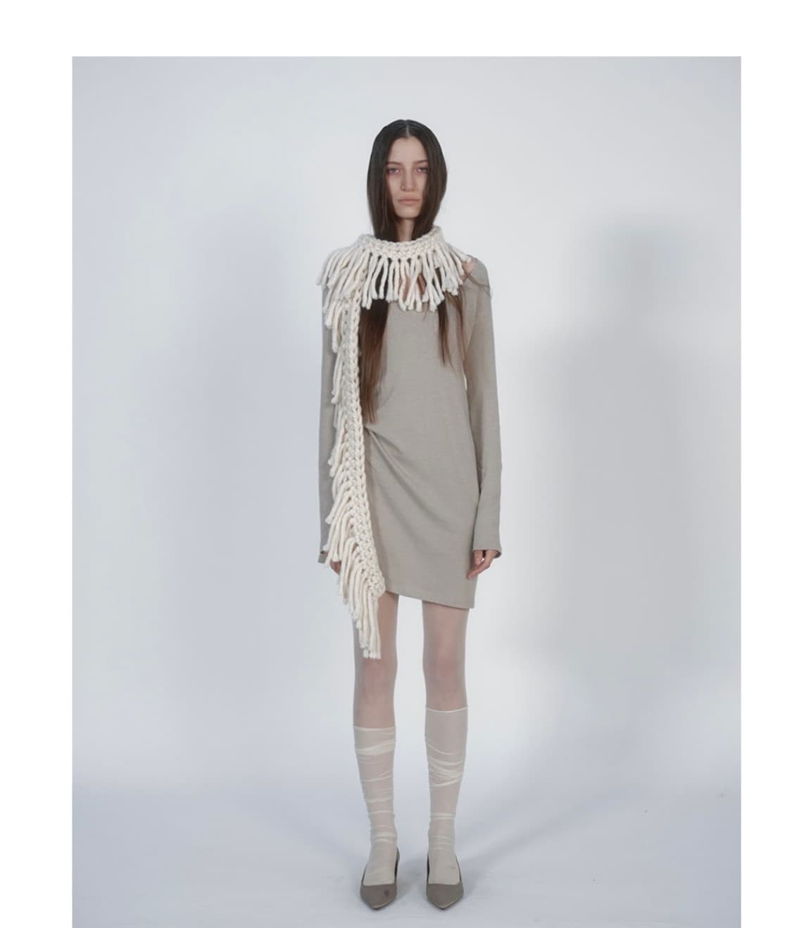 [구해요] 낫띵에브리띵 프린지 스카프  상품이미지1