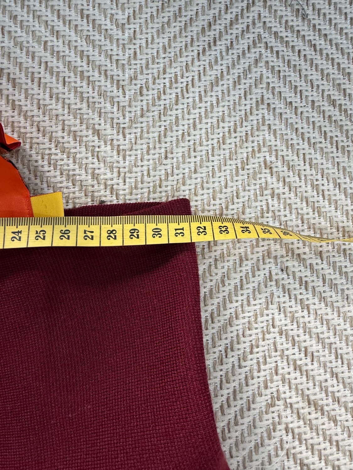 정품) 럭키슈에뜨 버건디 니트 스커트 치마 36 상품이미지8