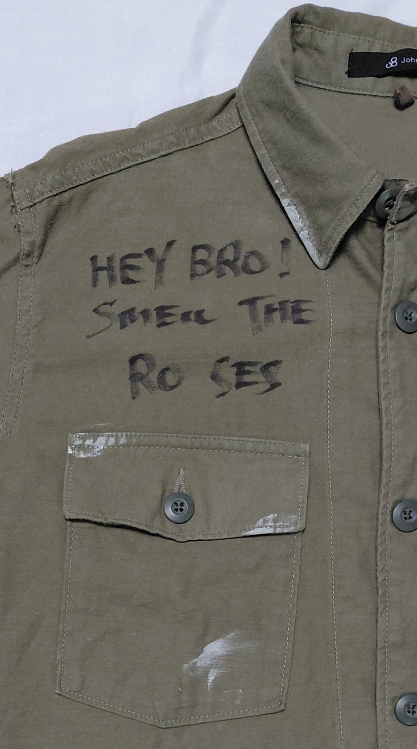 [Johnbull] 존불 핸드 페인팅 밀리터리 커스텀 셔츠 재킷 상품이미지2