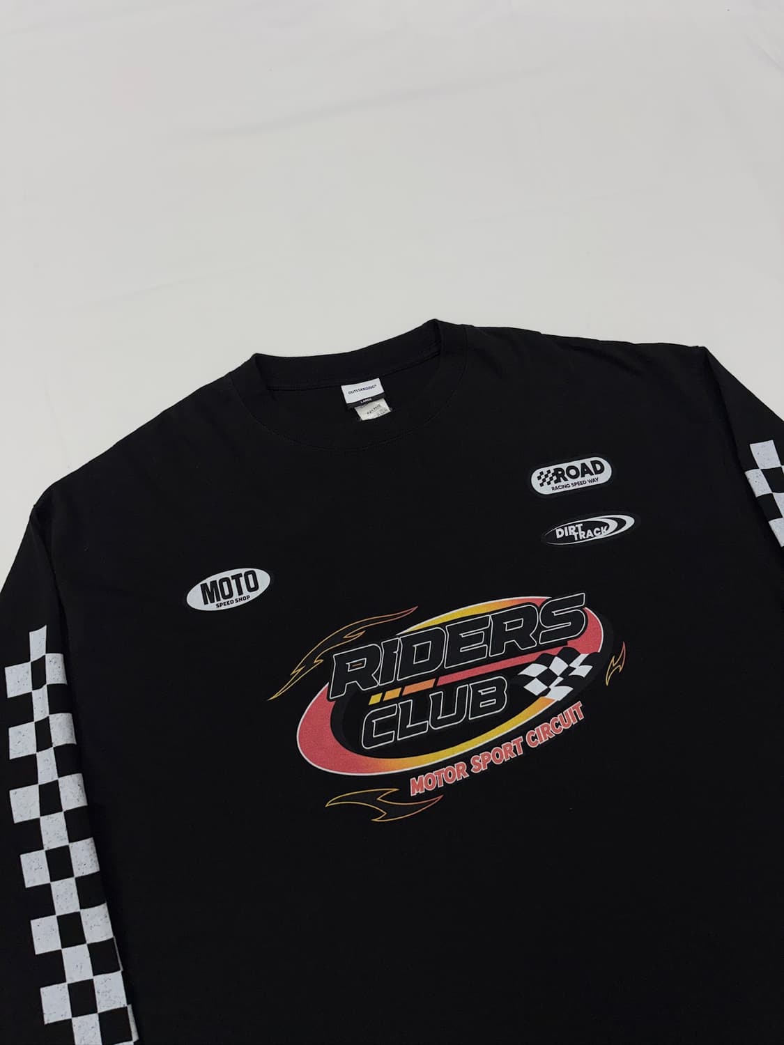 아웃스탠딩 레이싱 라이더 롱슬리브 긴팔티  상품이미지2