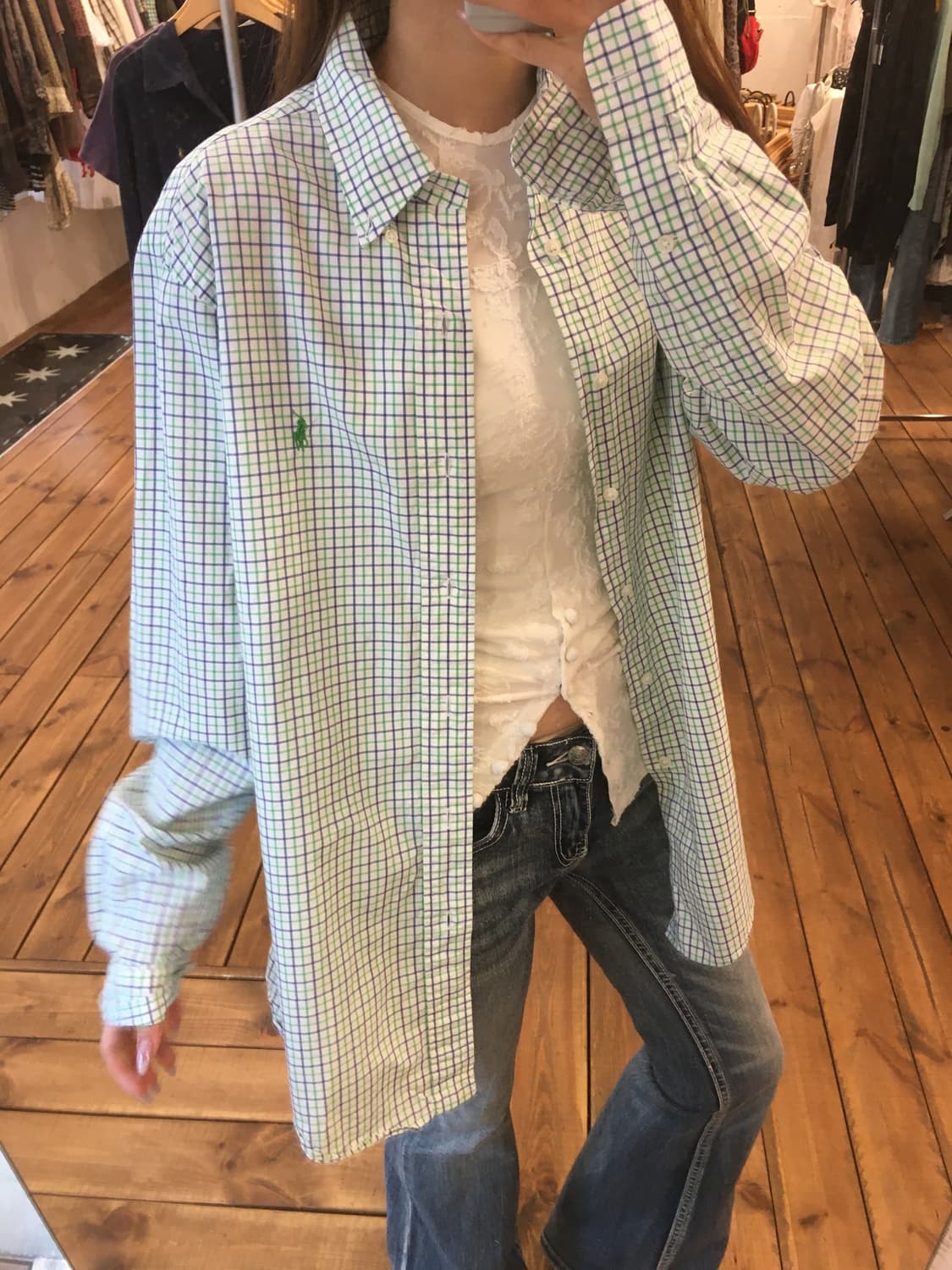 폴로 메론 네이비 셔츠 상품이미지4