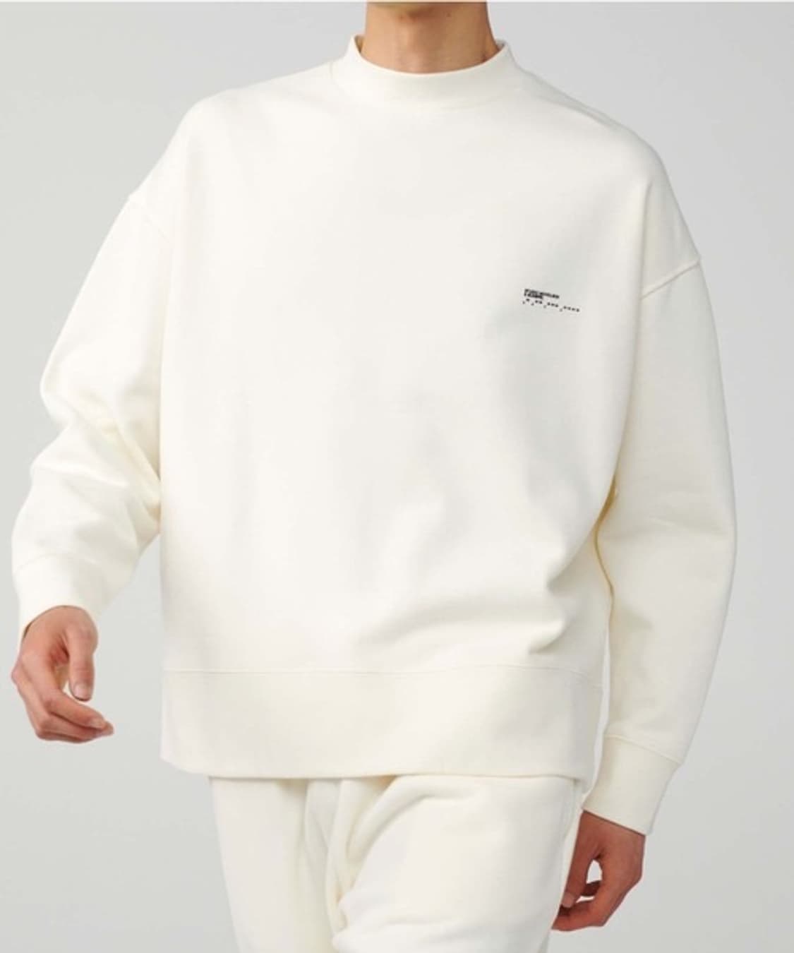 스튜디오니콜슨 X 선스펠 플리스백 맨투맨 스웨트 셔츠 아이보리 M사이즈 상품이미지6