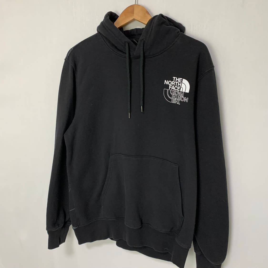 노스페이스 빈티지 블랙 후드티 프린팅 남녀공용 L 상품이미지2