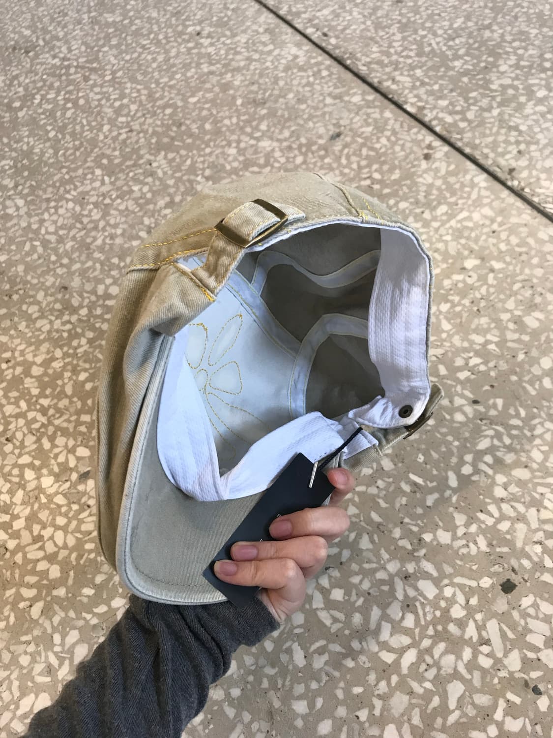 Vintage Denim Flower Flat Cap  상품이미지3