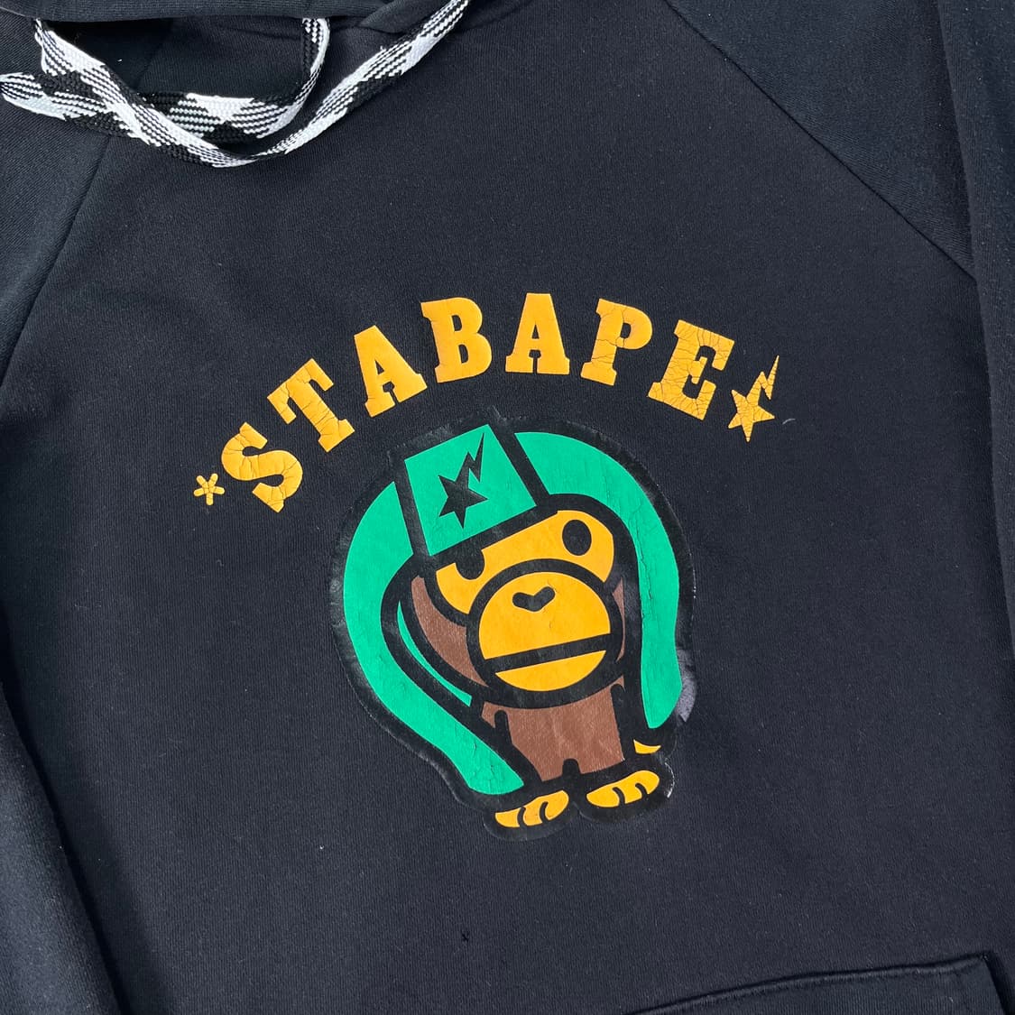 100 베이프 베이비 마일로 후드티 상품이미지2