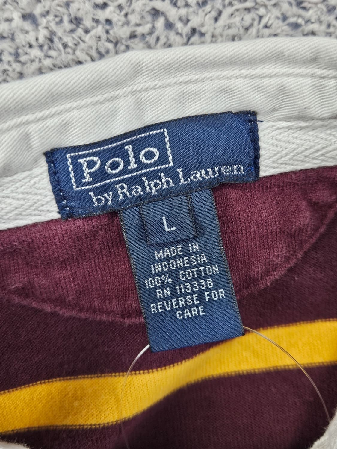 폴로랄프로렌 스트라이프 럭비 티셔츠 ( L ) / 11661 상품이미지9