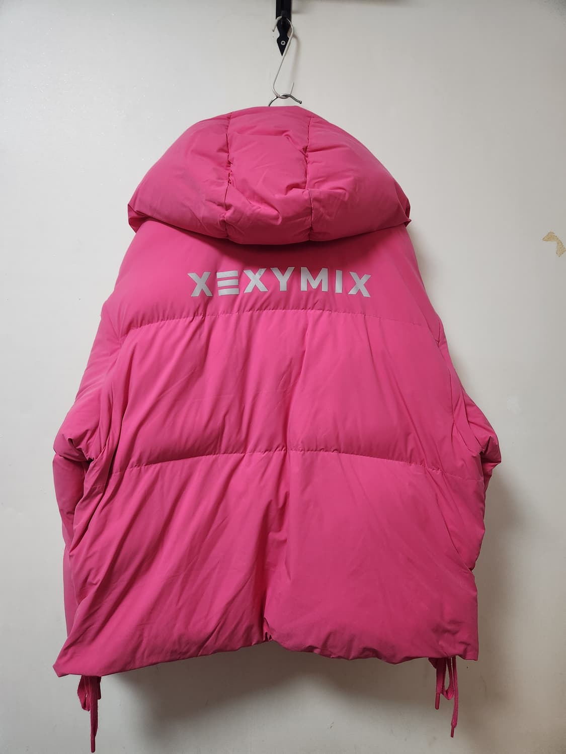 젝시믹스 핫핑크 루즈핏 조끼2in1 패딩점퍼 상품이미지4