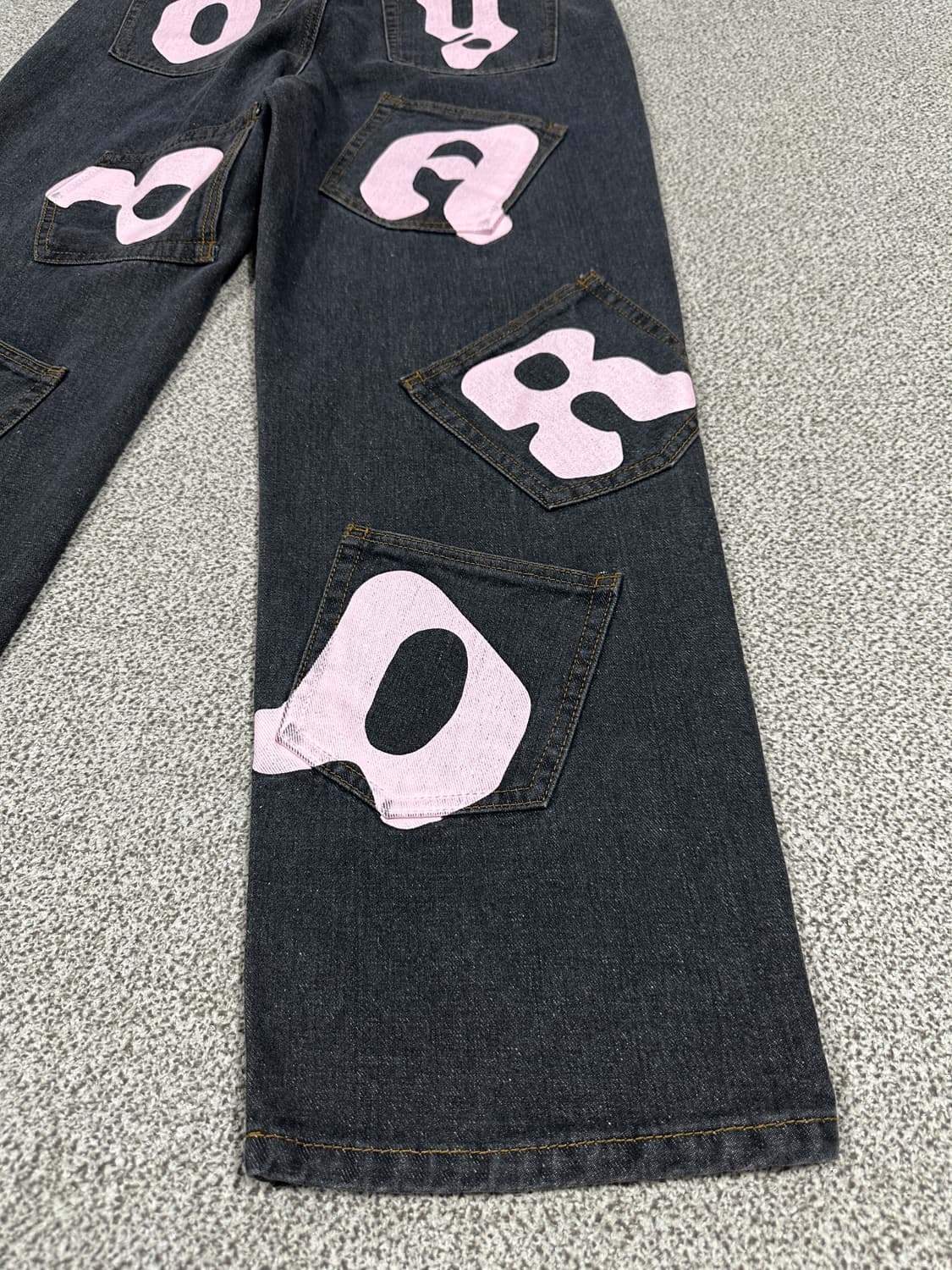 공용 새상품급 OY 에잇포켓 배기데님팬츠 0사이즈 상품이미지3