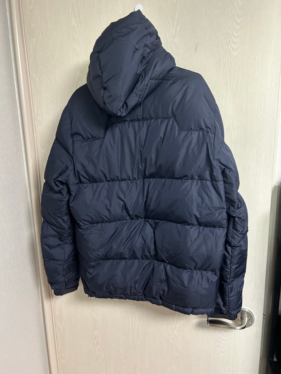 폴로 랄프로렌 후드 다운 패딩 네이비 M사이즈 팜 상품이미지3