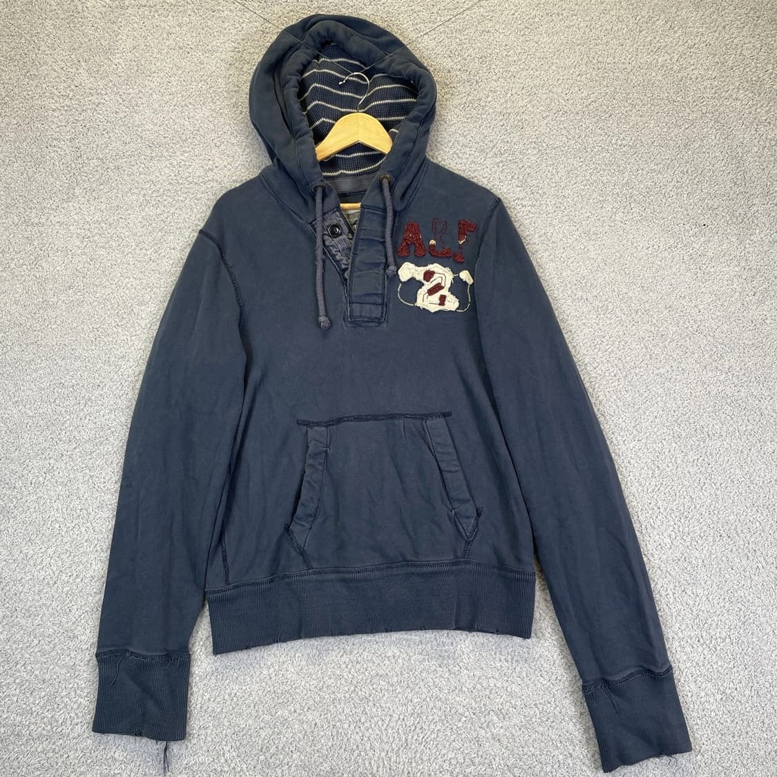 아베크롬비 앤 피치 빈티지 헨리넥 후드티 상품이미지1