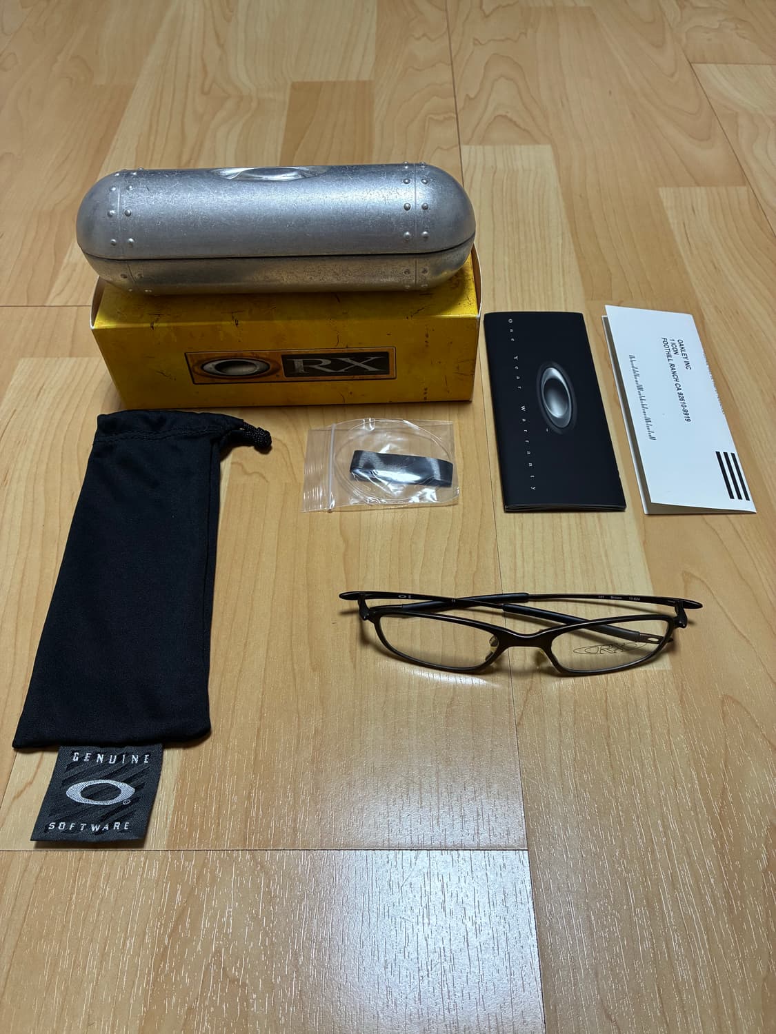 오클리 안경 RX 05 Wire 브라운 48-19 상품이미지2