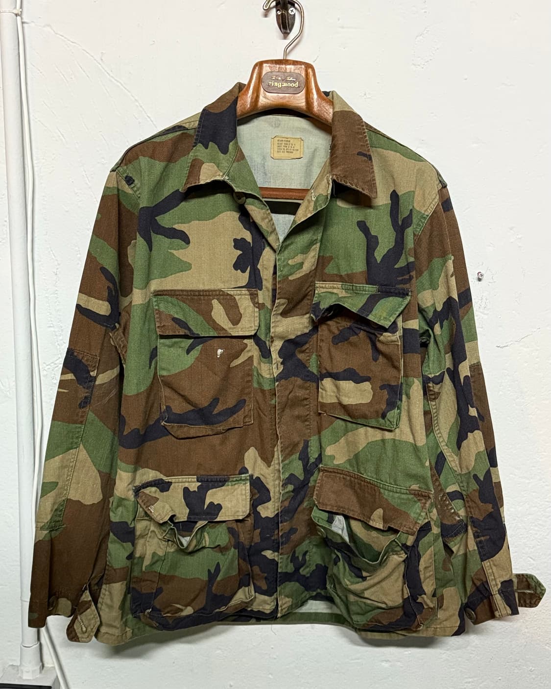 80's U.S Army 우드랜드 카모플라주 BDU 자켓 M/R 상품이미지1