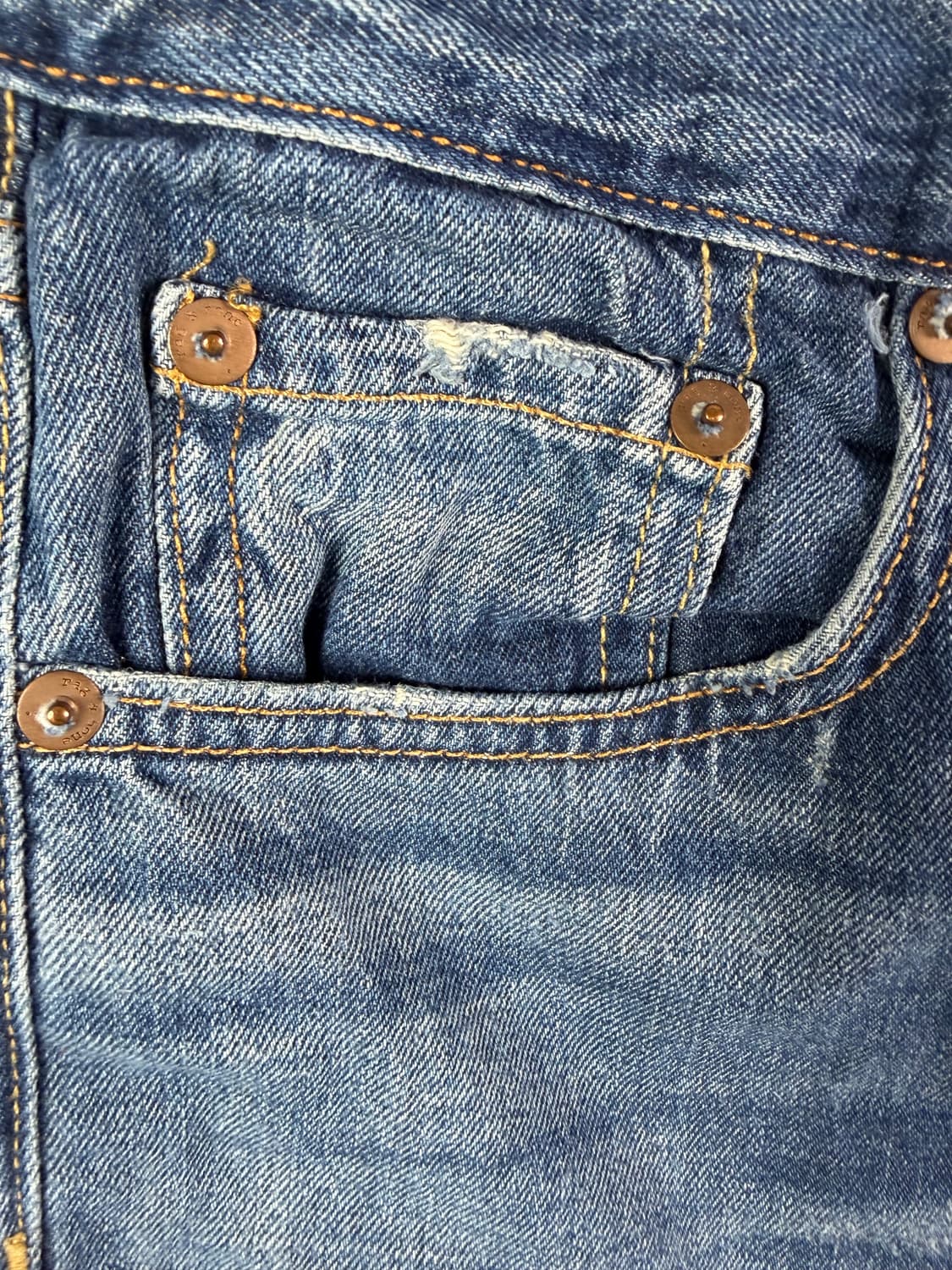 랙앤본 (Rag & Bone/JEAN) 빈티지 워싱 컷오프 데님 팬츠 상품이미지7