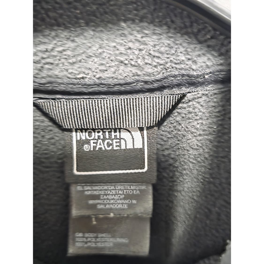 택포) 노스페이스 검정 플리스 S 상품이미지2