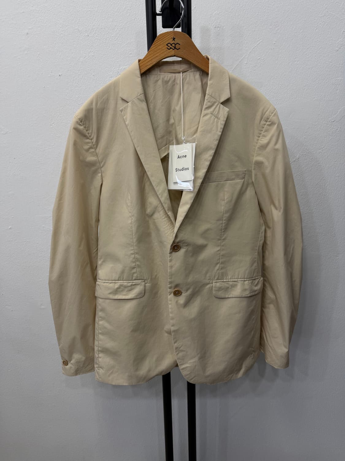정품) 아크네스튜디오 베이지색 블레이저 자켓 50 상품이미지1