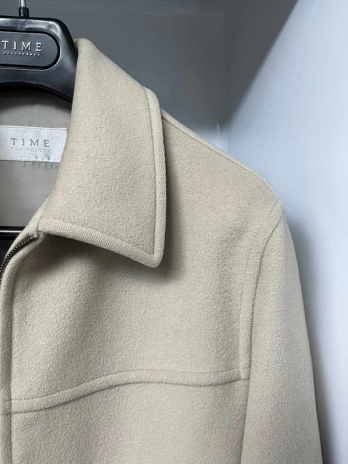 타임옴므 베이지 집업 자켓 95사이즈 상품이미지3