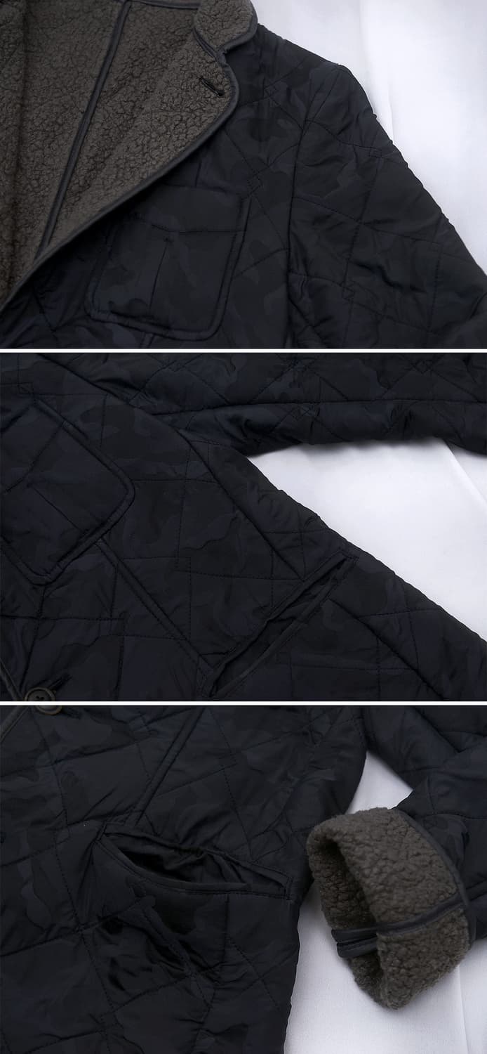 시리즈 (series) 이너울 시어링 카모플라쥬 퀼팅자켓 (95-100) 상품이미지7