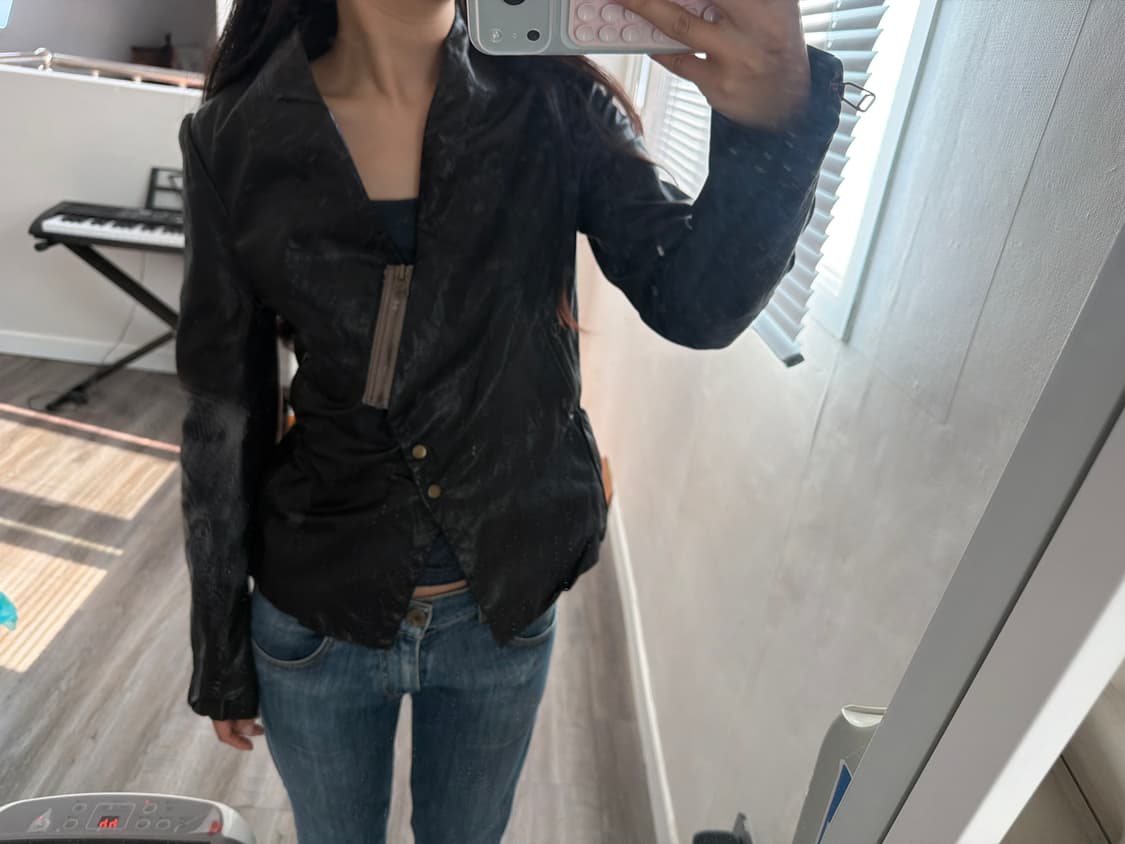 [o/s] 코르티스st 빈티지 램스킨 가죽자켓 상품이미지2