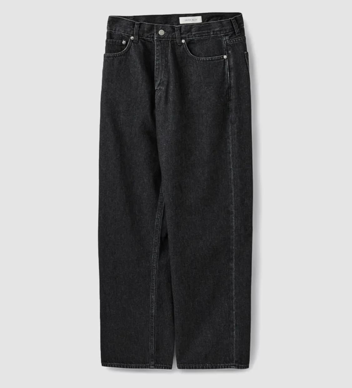 유니온블루 아콘 와이드 데님팬츠 워시드블랙  30사이즈 상품이미지3