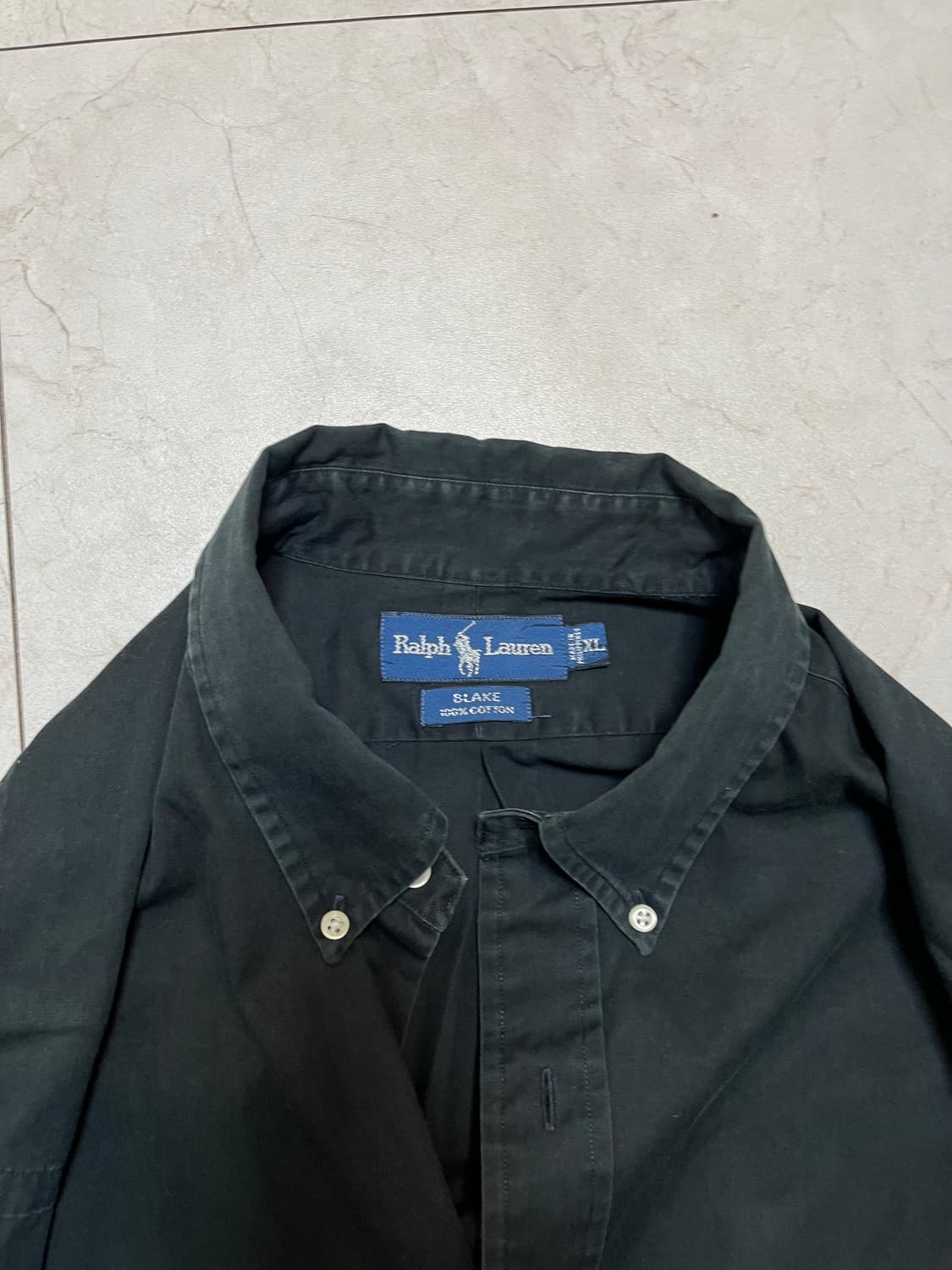 90s 폴로 블레이크 블랙 셔츠 xl 상품이미지2