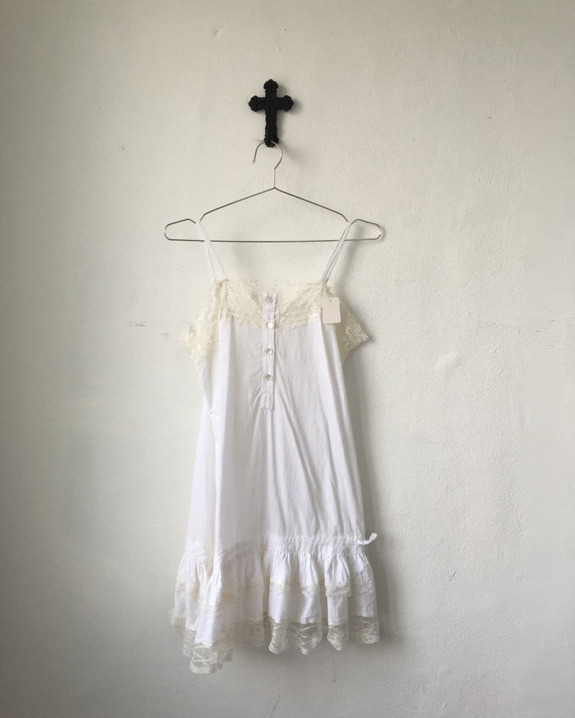 Lace trimming sleeveless onepiece 상품이미지2