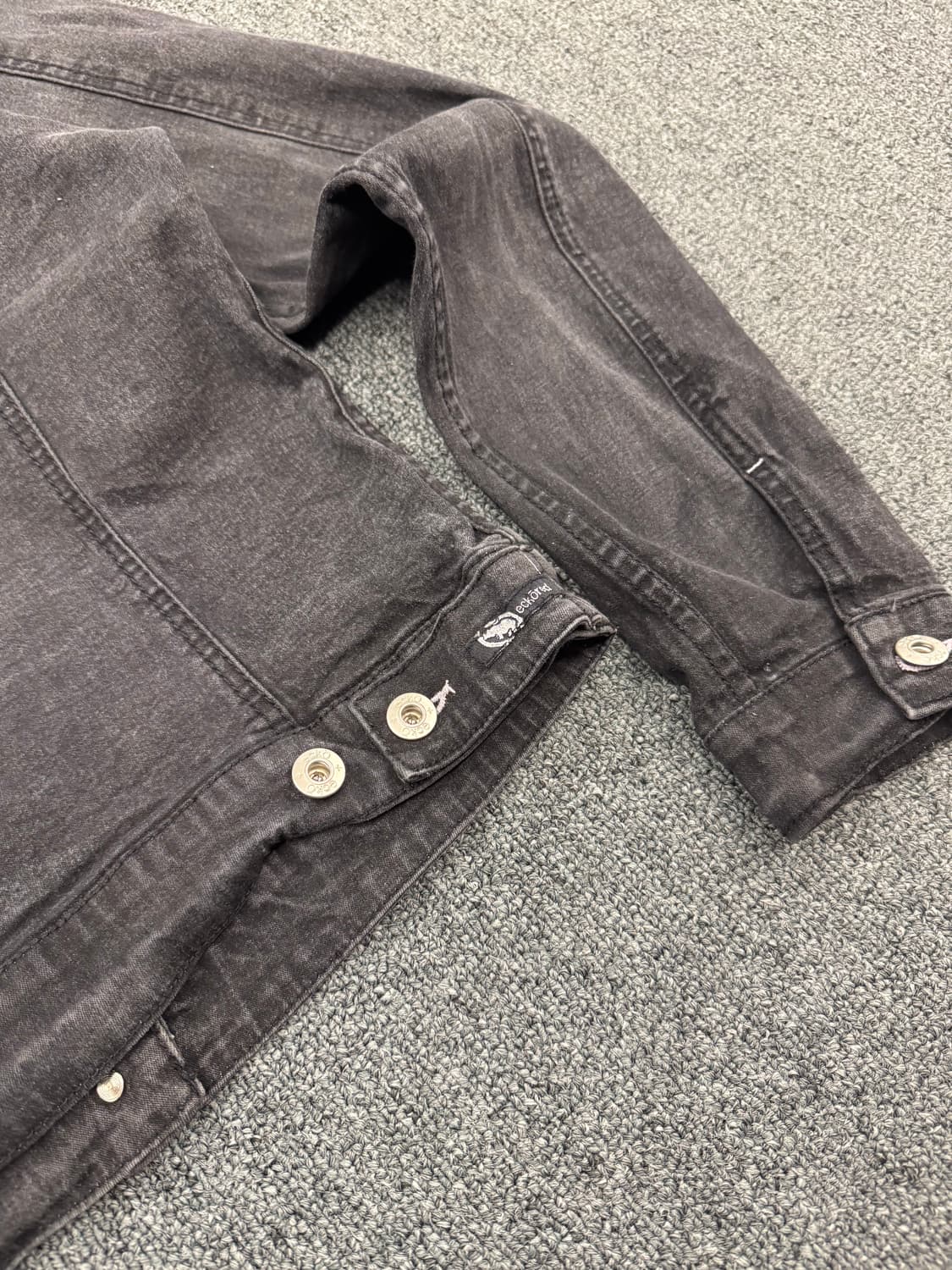 ECKO RAD 빈티지 여성 흑청 데님자켓 상품이미지6