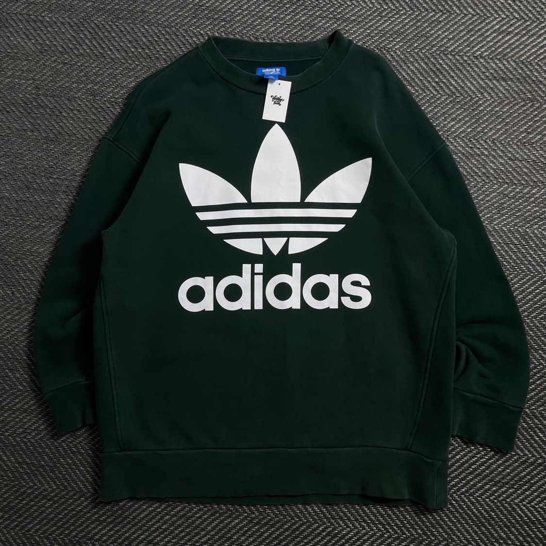 아디다스 트레포일 빅로고 박시핏 크루넥 스웻 셔츠o 4088 상품이미지1