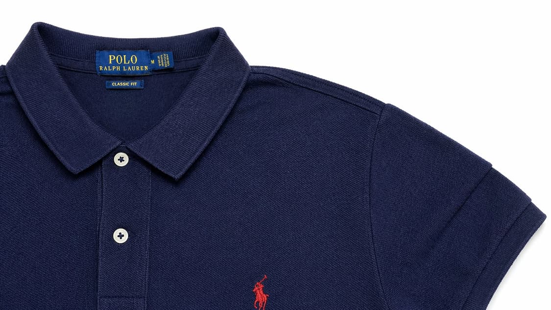 USA 미국빈티지 정품 폴로 랄프로렌 네이비 클래식핏 PK 카라티 M 상품이미지4