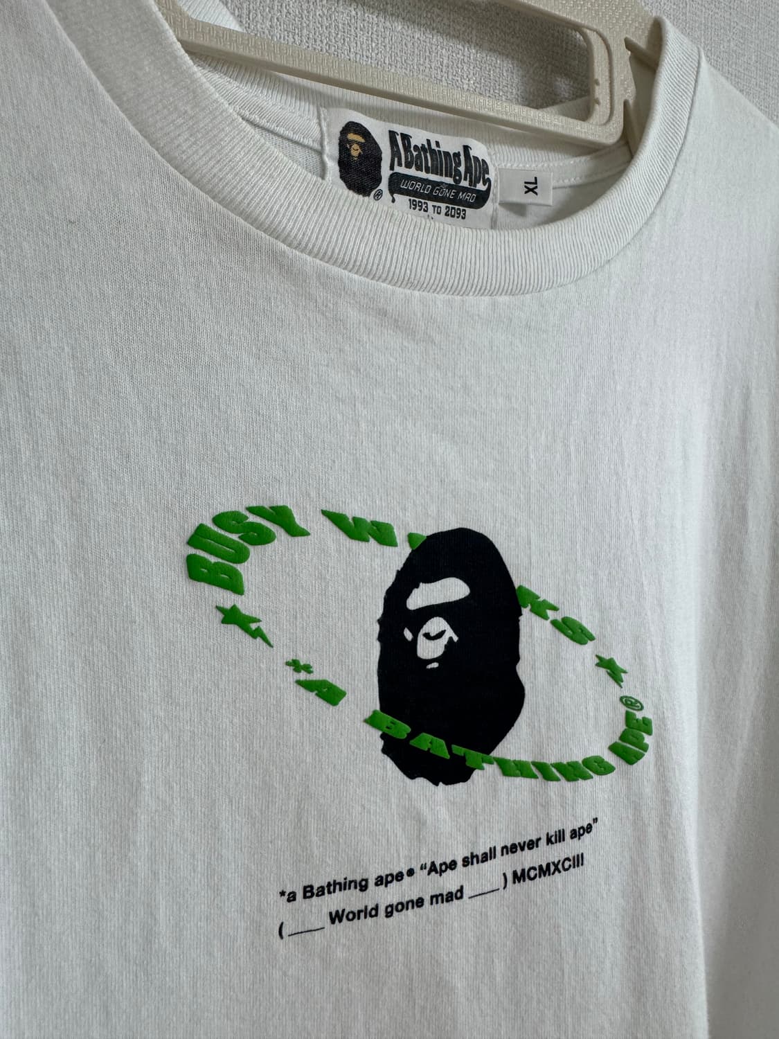 BAPE 베이프 롱슬리브 XL 상품이미지1