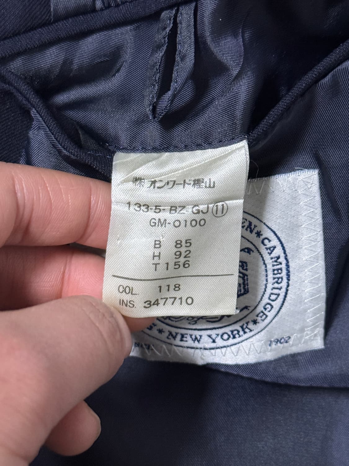 제이프레스 더블 브레스티드 네이비 금장 블레이저 상품이미지7