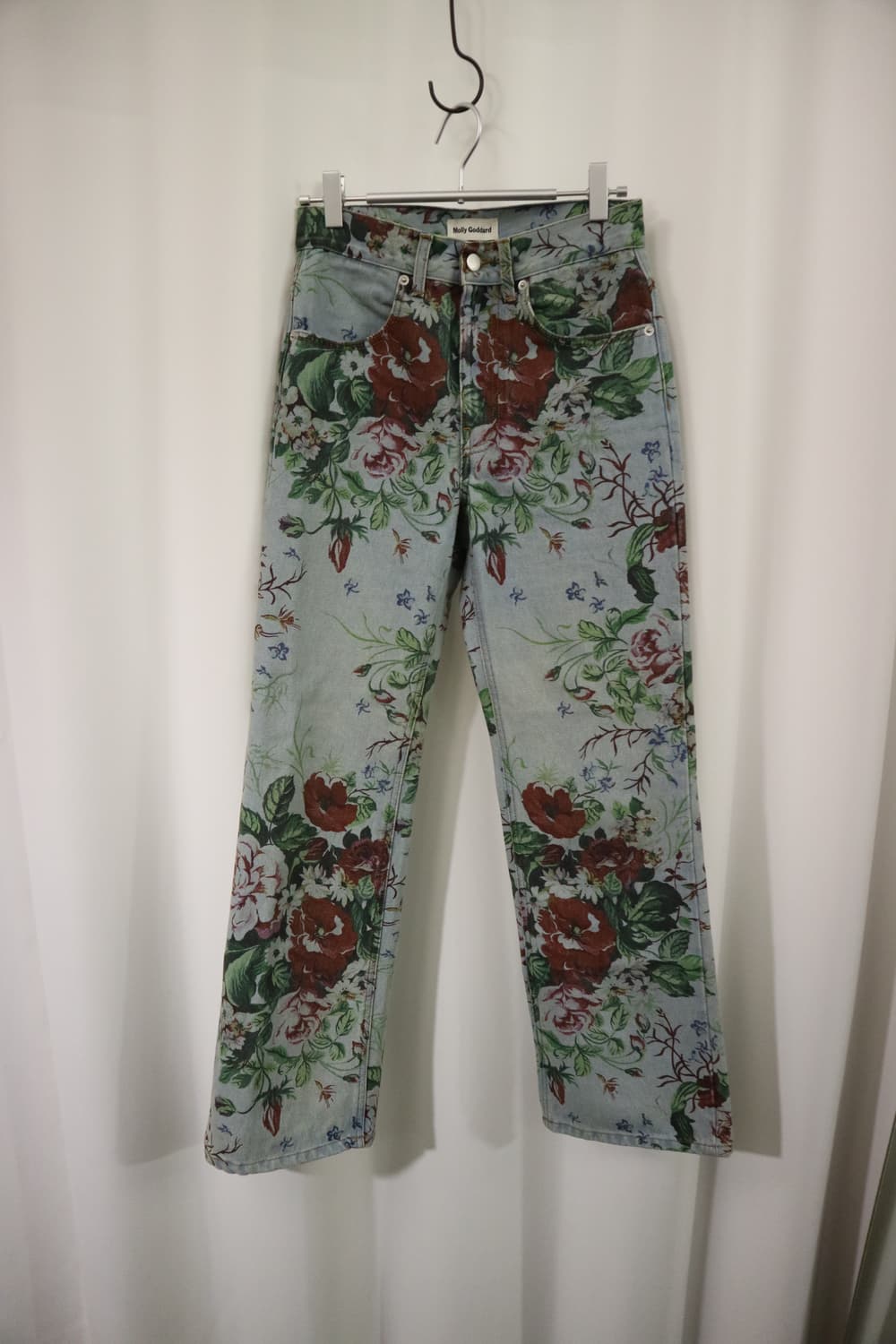 Molly goddard 22aw floral denim pants 상품이미지1