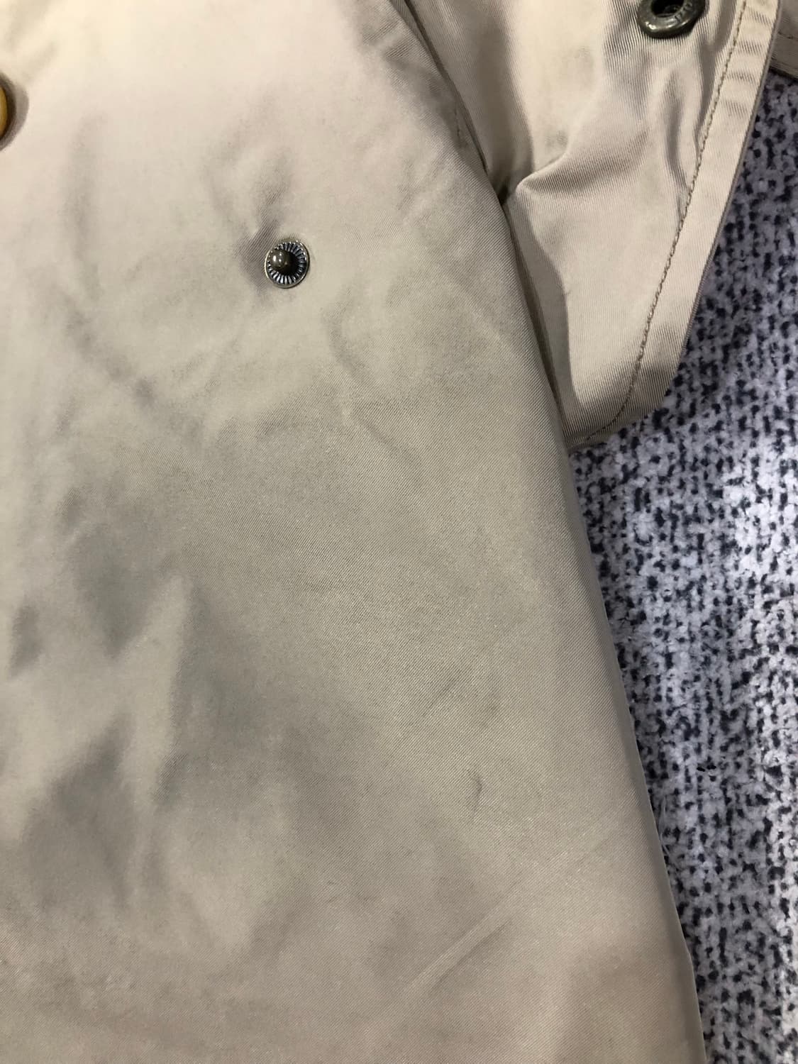 프라다 폴리 원단 트렌치 코트 55 상품이미지8