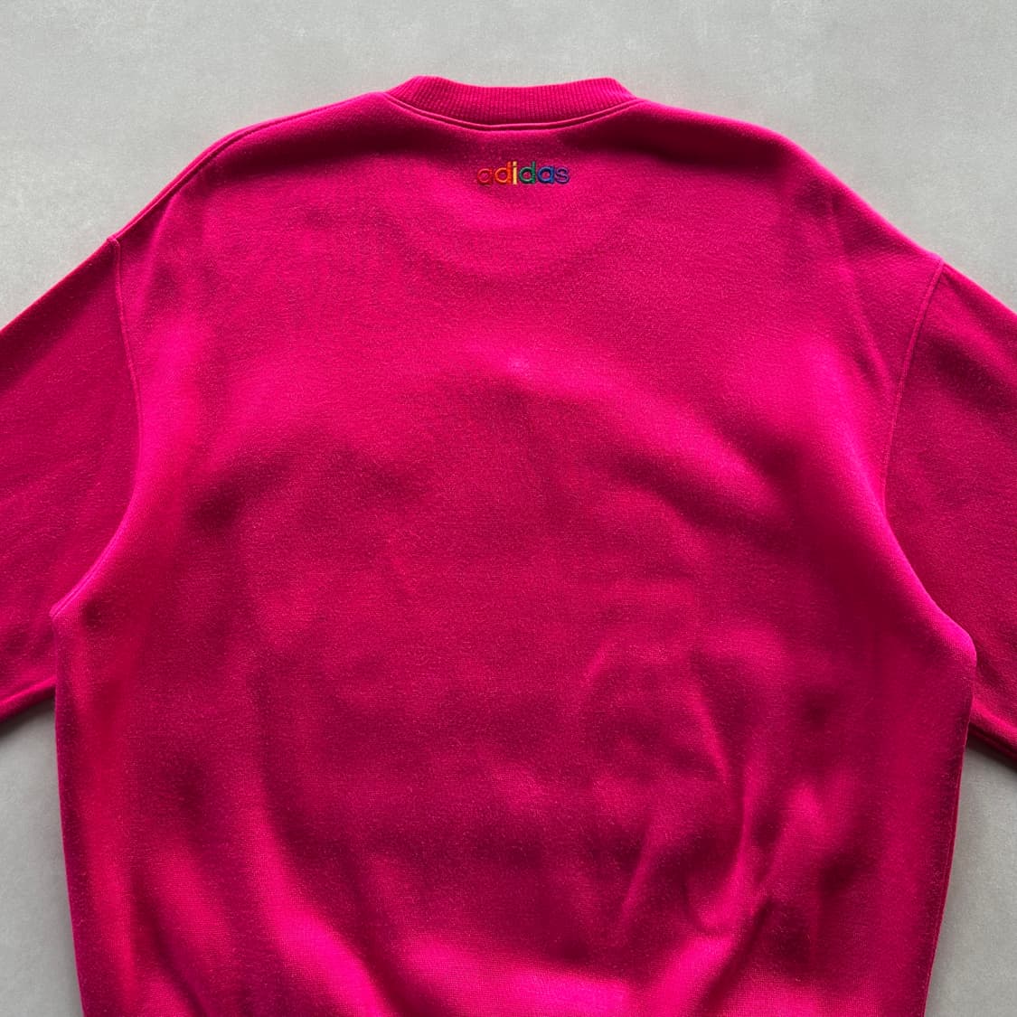 [M-L]아디다스 90s 일본판 빅로고 기모 맨투맨 상품이미지6