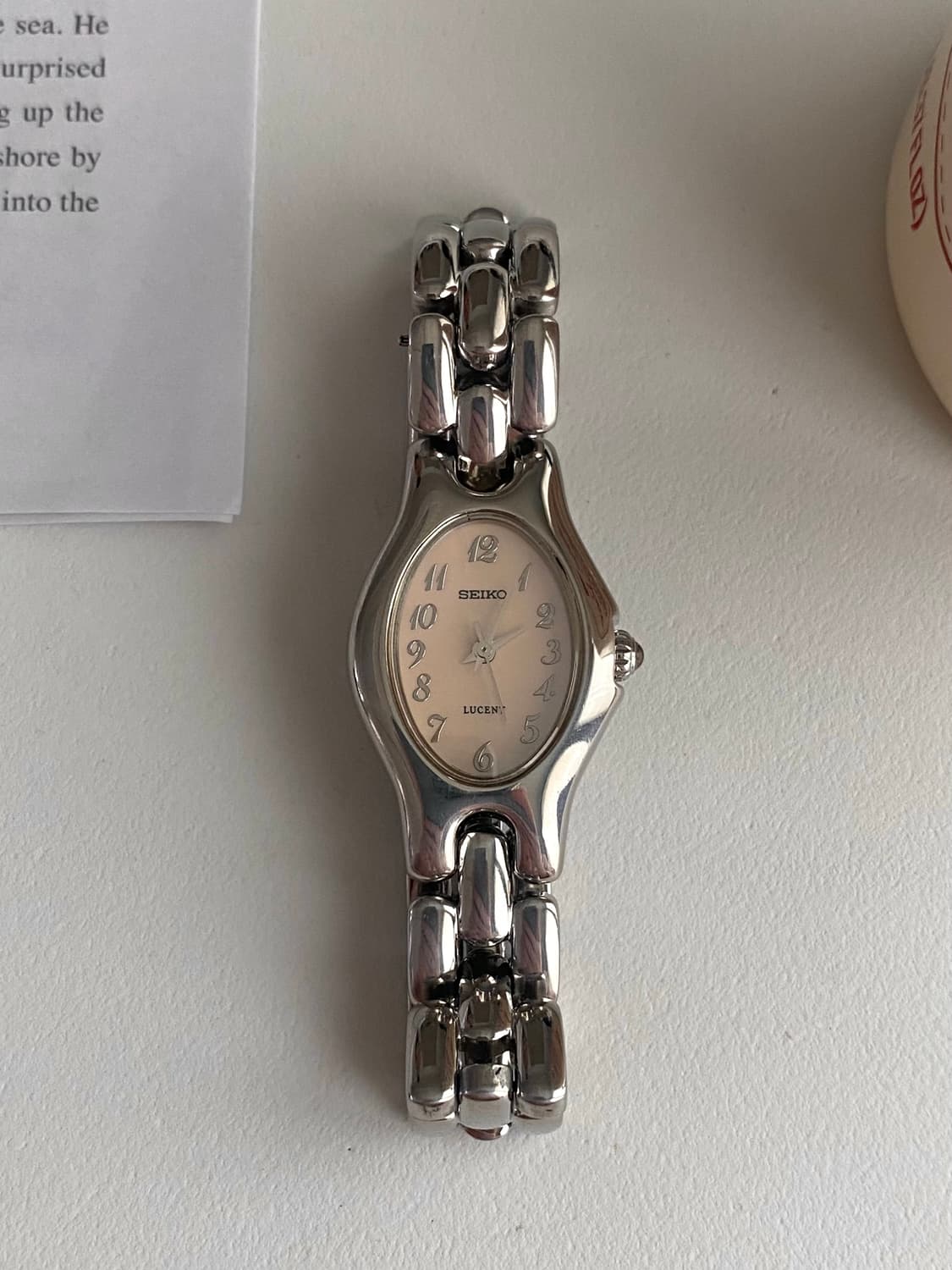 Seiko 세이코 루센트 쿼츠 핑크 레이디스 상품이미지3