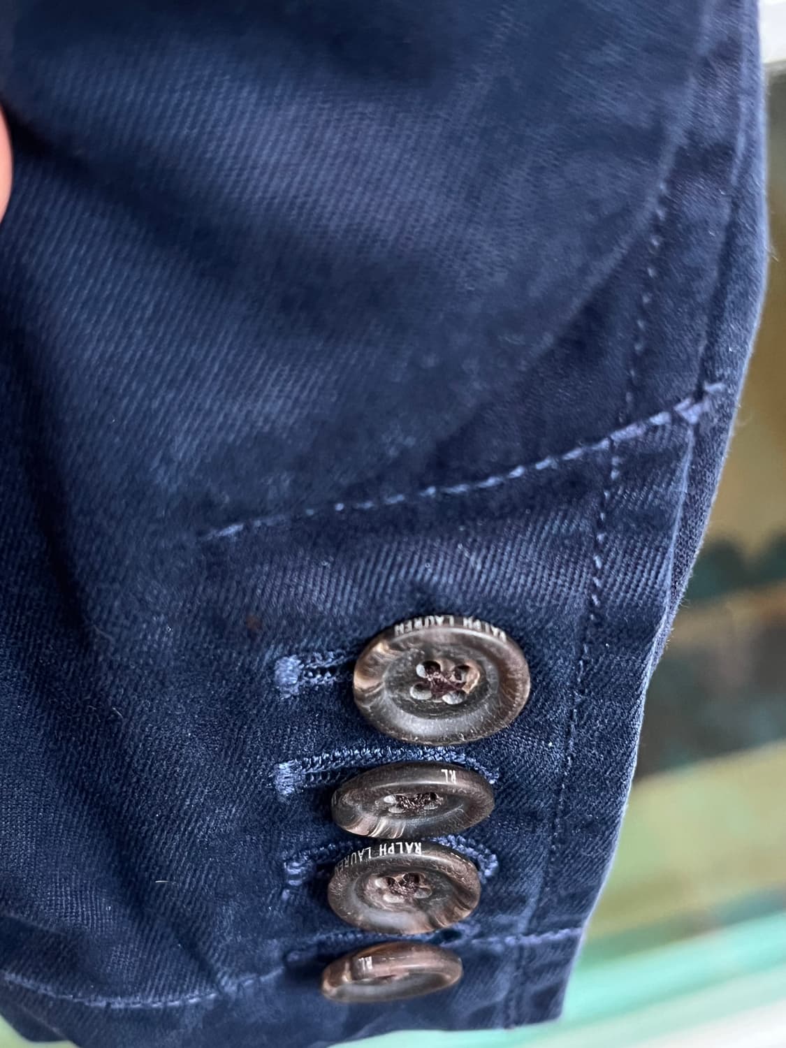 Ralph Lauren 트리플 포니 코튼 블레이저 6 상품이미지5