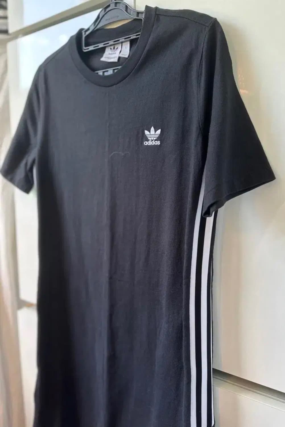 아디다스 삼선 블랙 반팔 원피스 상품이미지6