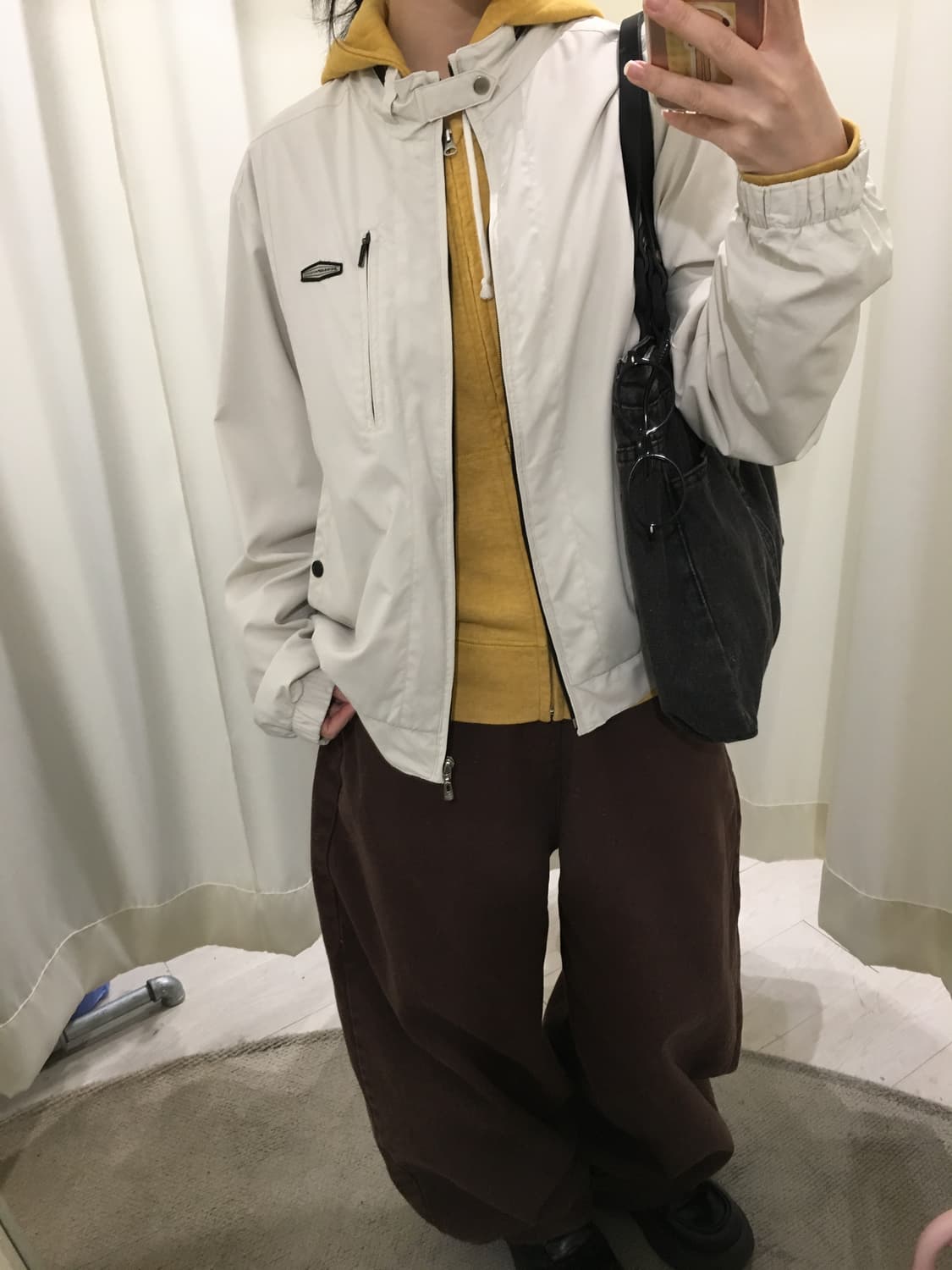 aigle yellow hoodie 상품이미지2