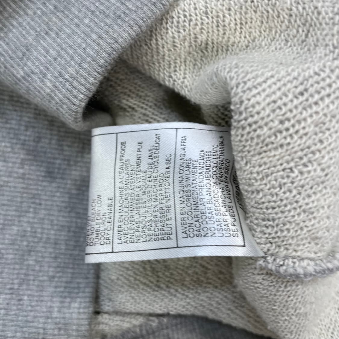 갭 Gap 스펠 로고 후드집업 그레이 상품이미지4