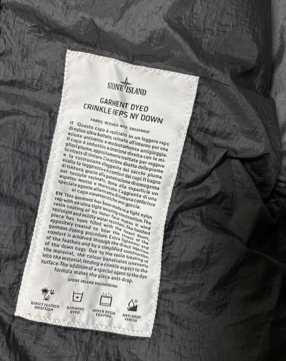 스톤아일랜드 크링크랩스 패딩 상품이미지5