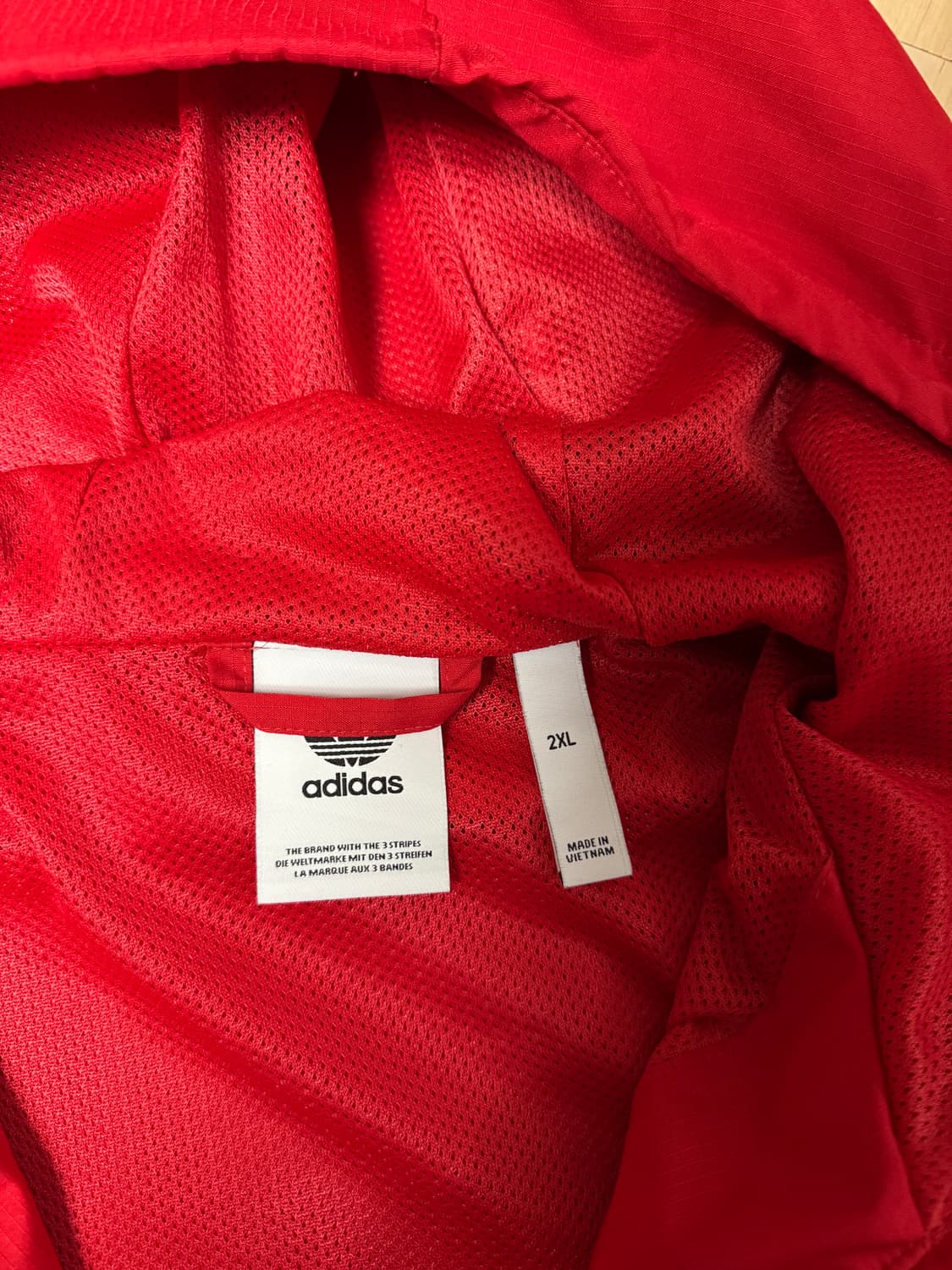 아디다스 락업 윈드브레이커 자켓 XL 상품이미지4