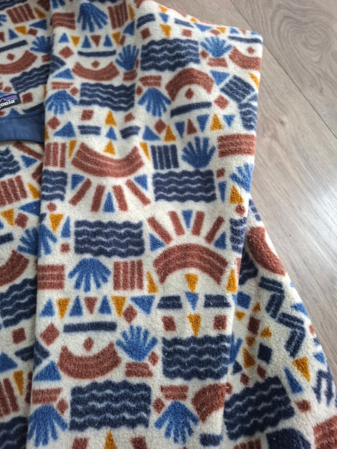 XL 파타고니아 신칠라 아즈텍 패턴 플리스 풀오버 상품이미지4