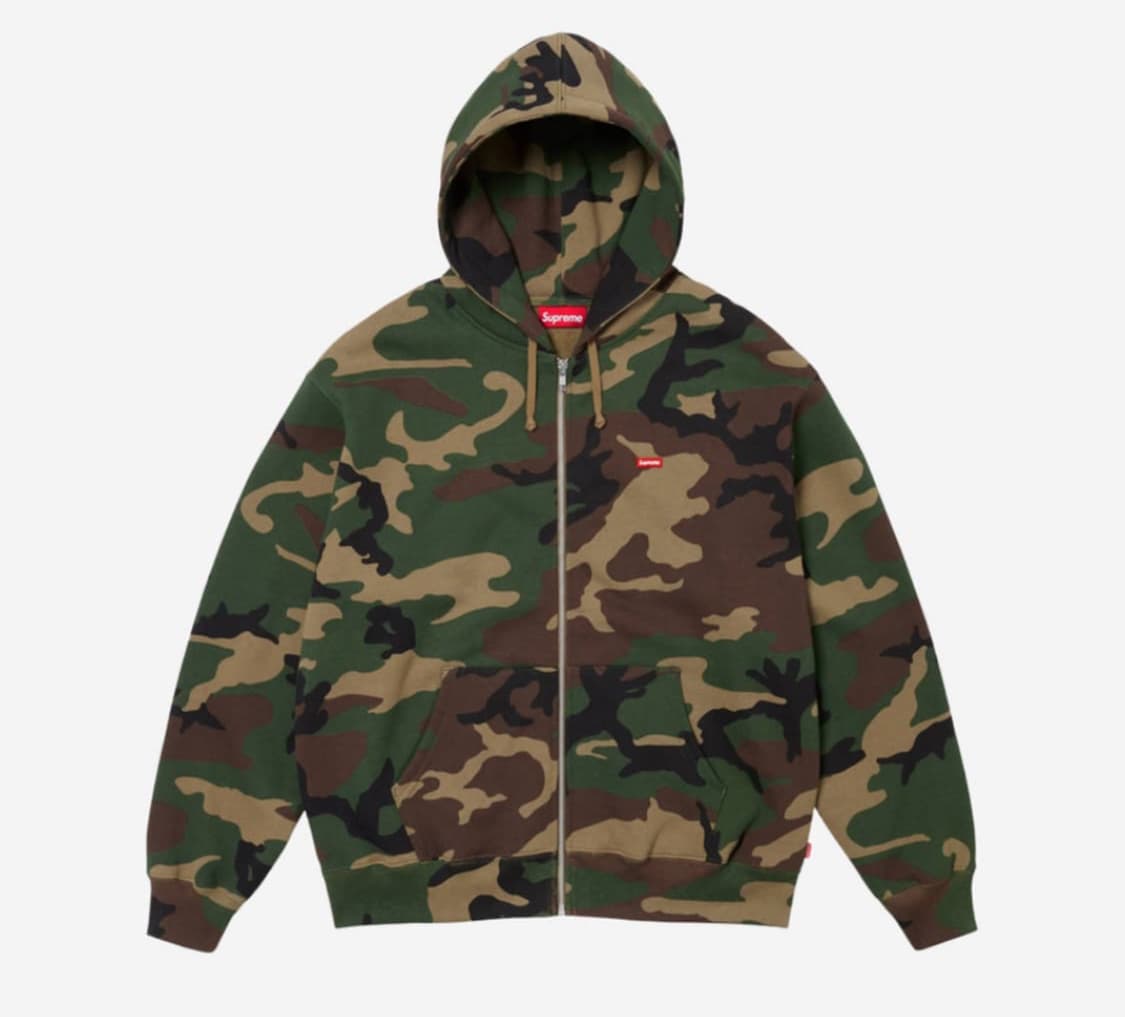 슈프림 스몰 박스 후드집업 카모 S 상품이미지1