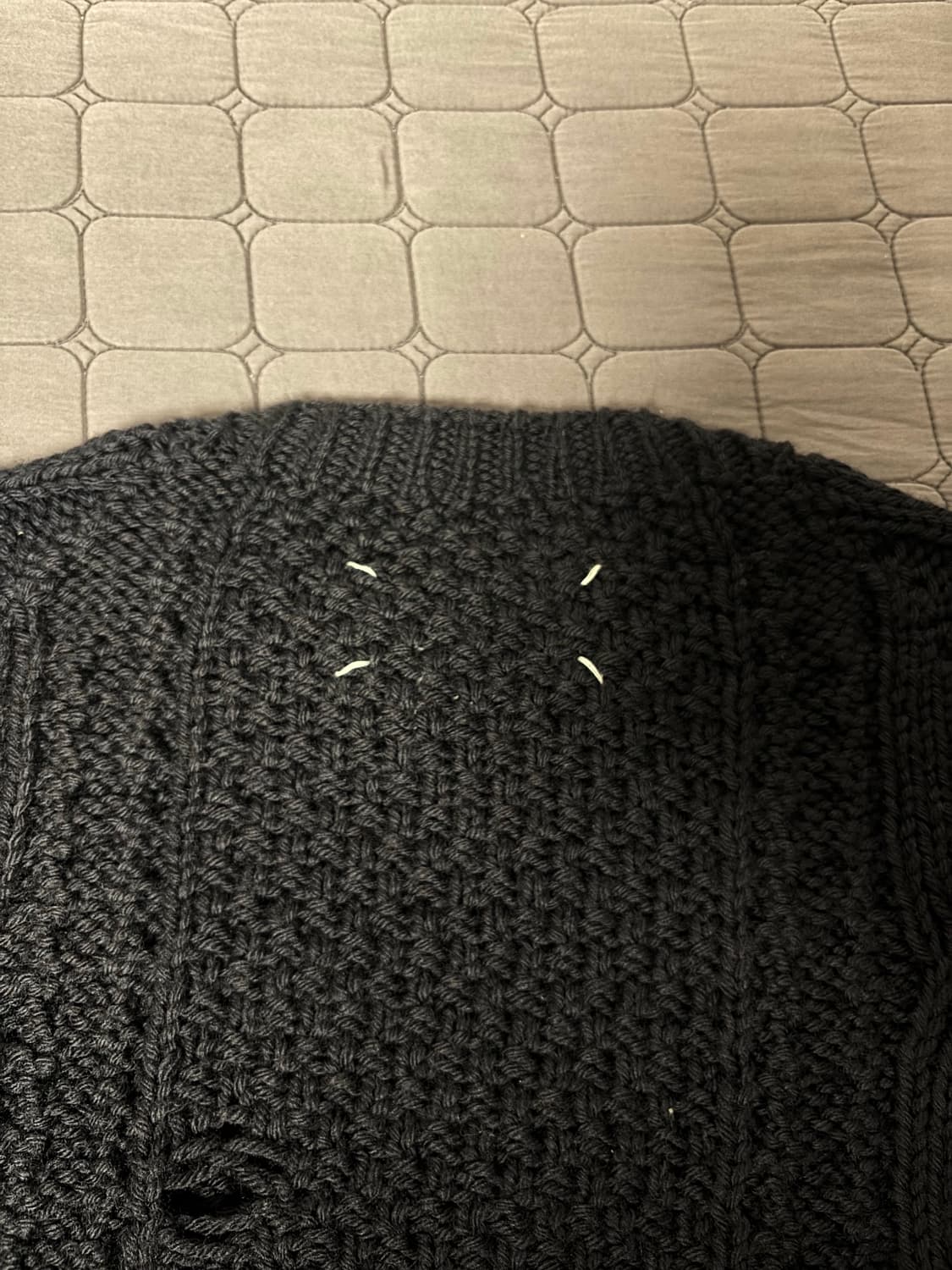 [105]마르지엘라 21FW 울 케이블 피셔맨 디스트로이드 니트 상품이미지3