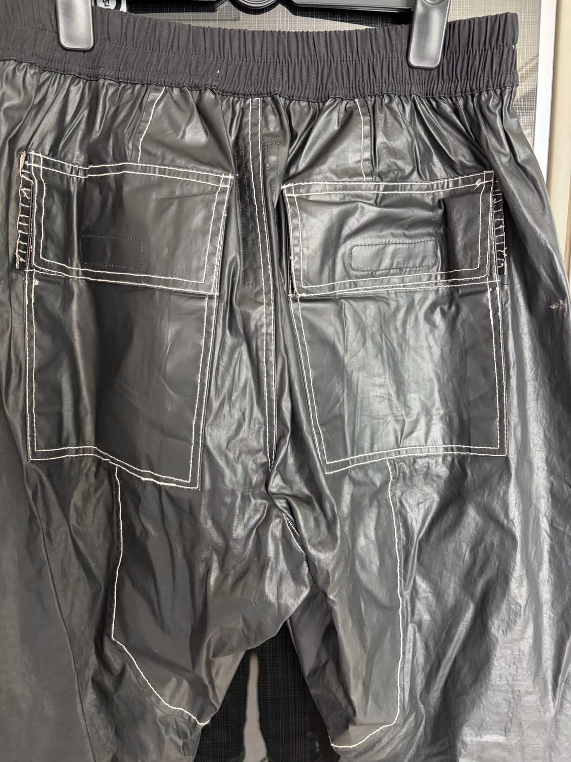 릭오웬스 다크쉐도우(Rick Owens DRKSHDW) 블랙 코팅 카고  상품이미지7