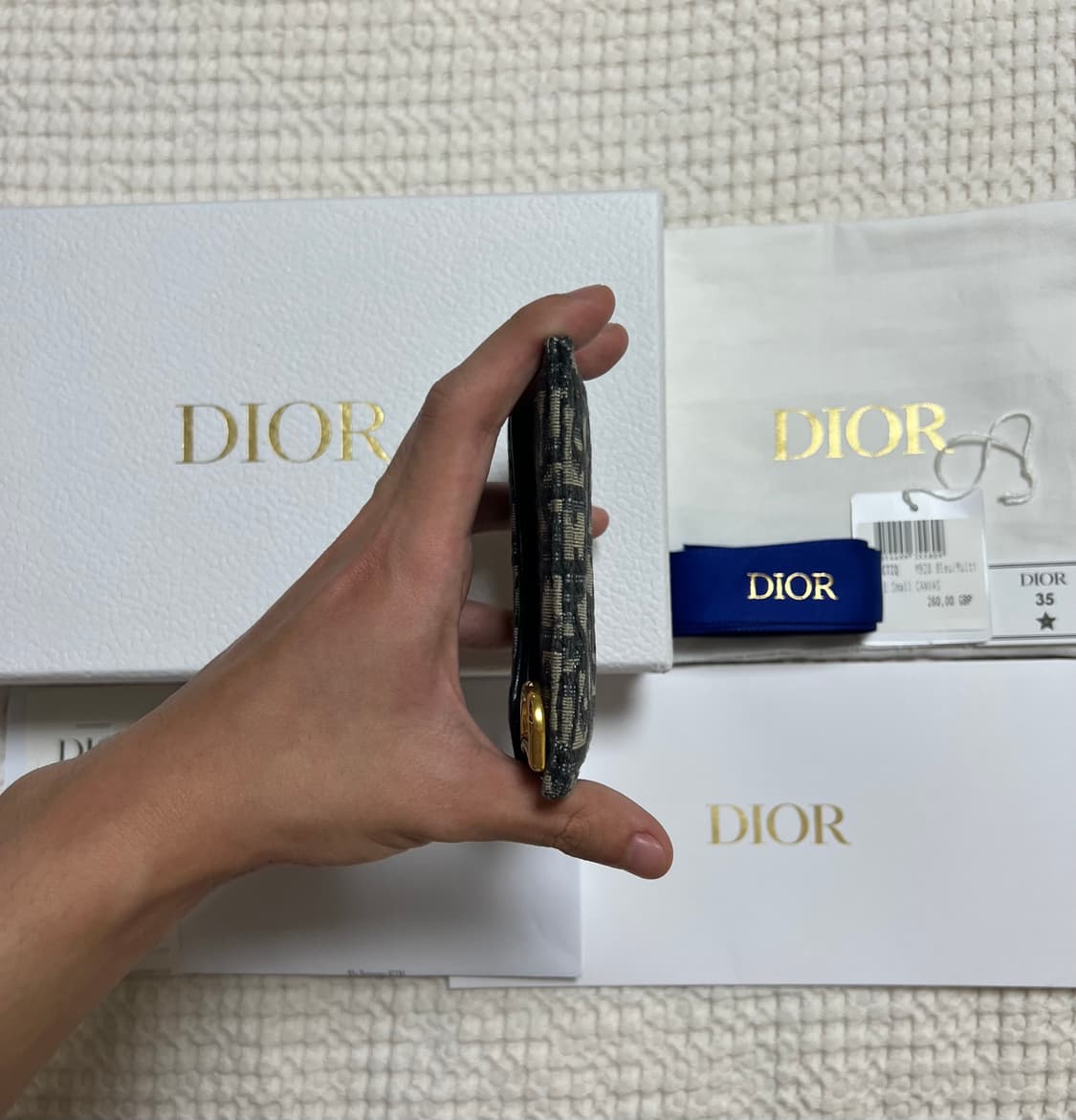 (풀구성) 디올 오블리크 새들 카드지갑 상품이미지6