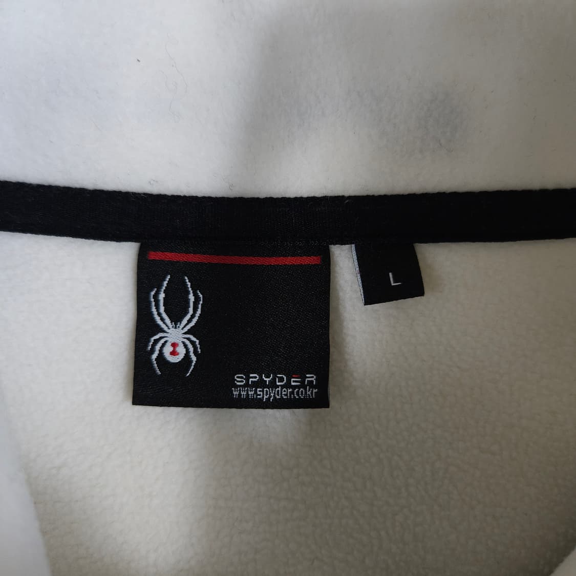 스파이더 아우디 화이트 후리스 상품이미지6