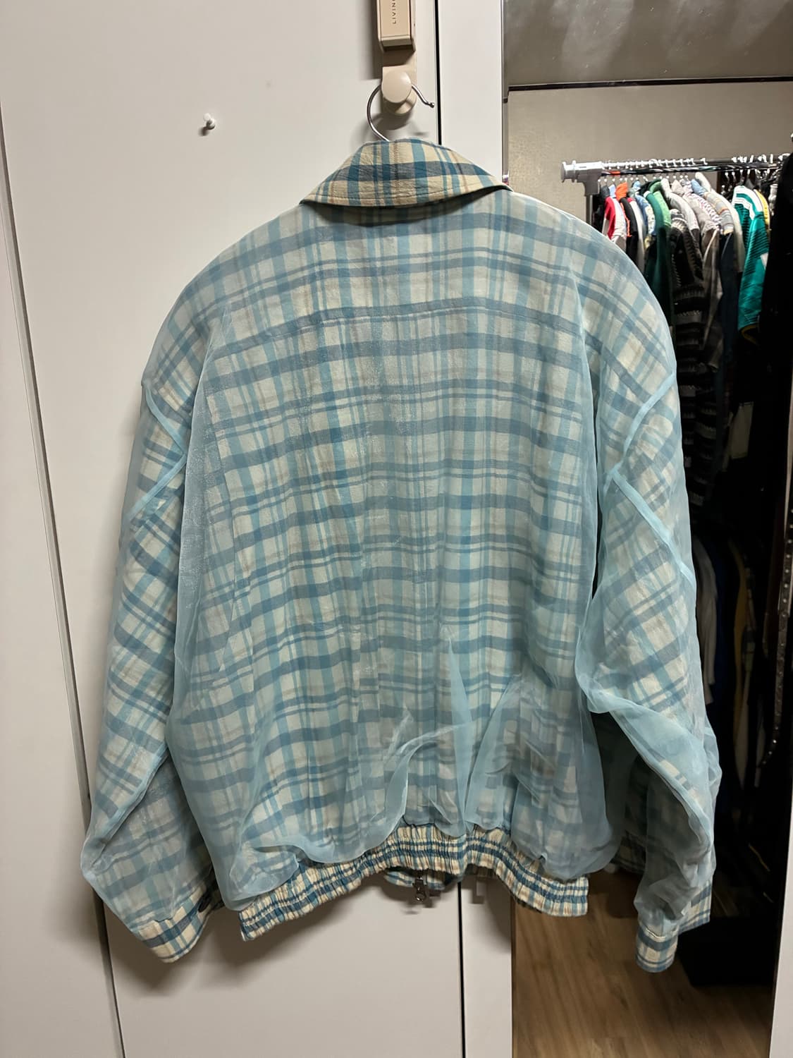 👕 THEILMA 더일마 체크 자켓 L/100 상품이미지7