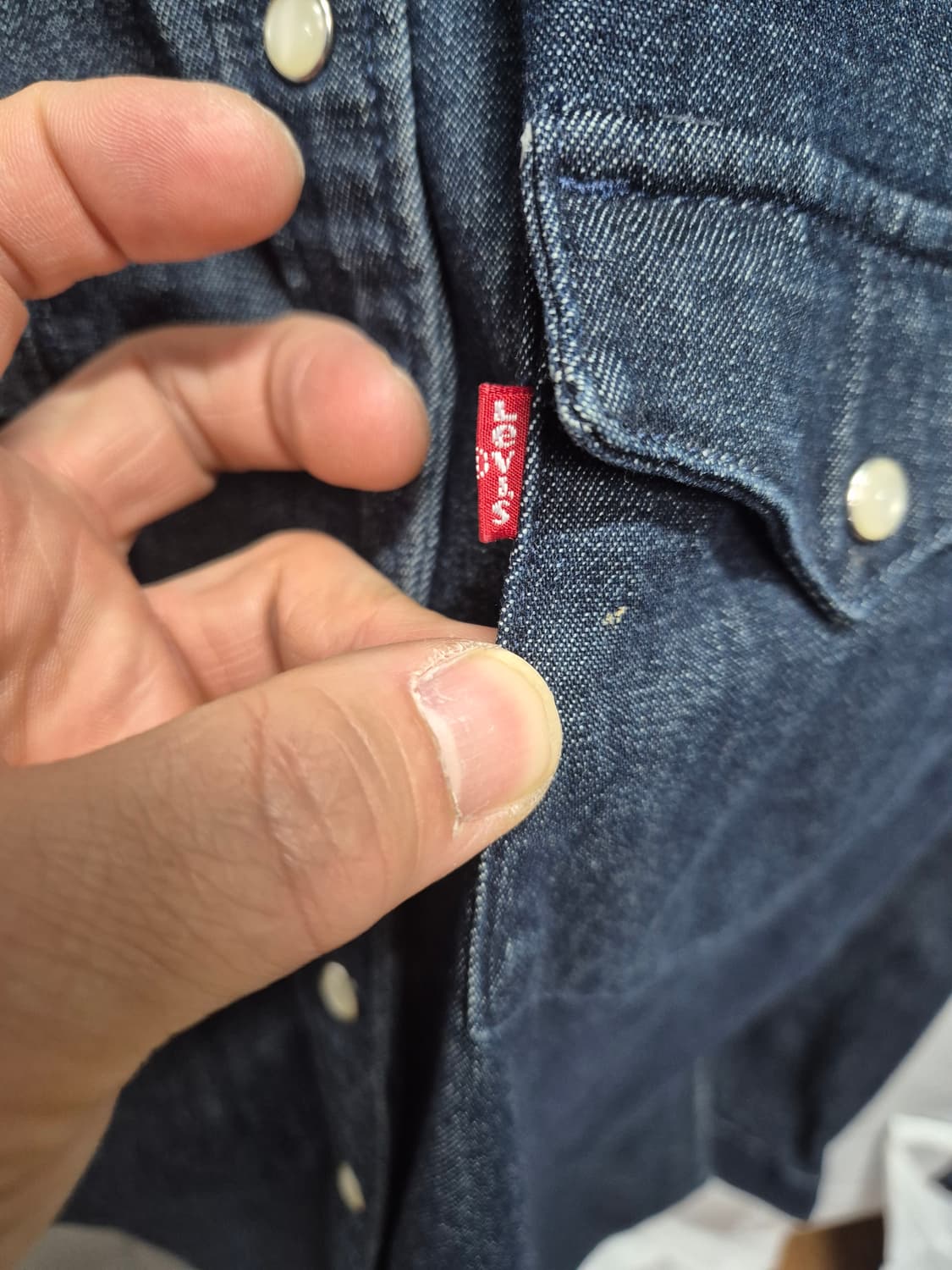 리바이스 웨스턴셔츠 여자슬림 상품이미지3