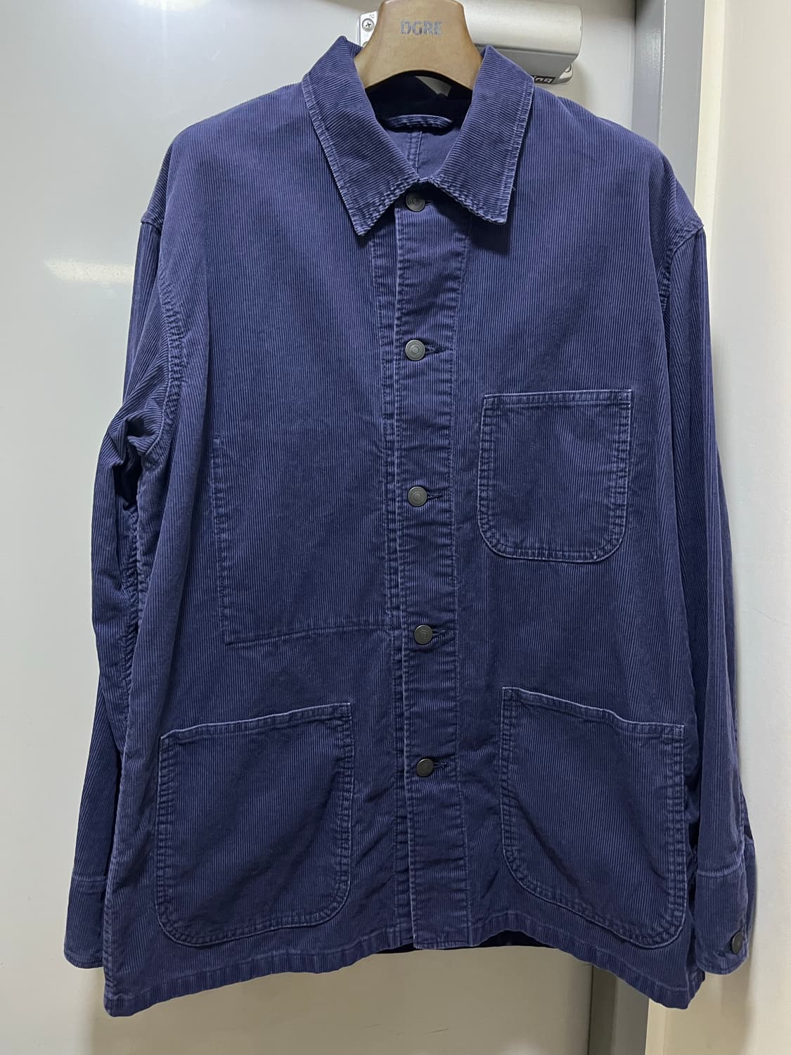 [L] 유니클로 코듀로이 재킷 68블루 상품이미지4